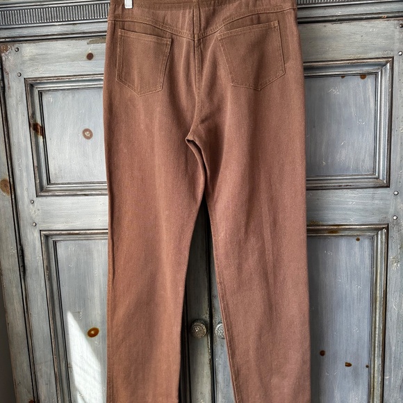 Christopher Esber Deconstruct Denim Jean in Walnut Color Size 8 NWT - Picture 8 of 10